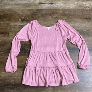 LC Lauren Conrad Pink Blouse
